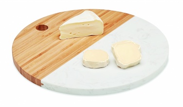 Logotrade promotional giveaway image of: Marble/ bamboo serving board