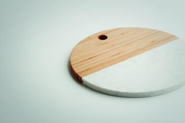 Logo trade corporate gifts picture of: Marble/ bamboo serving board