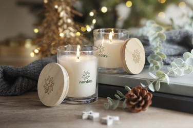 Logo trade promotional items image of: Vanilla fragranced candle