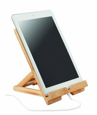 Logotrade promotional item image of: Bamboo tablet stand TUANUI