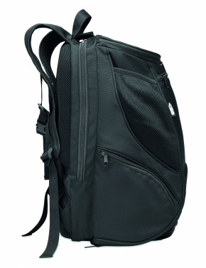 Logo trade promotional merchandise picture of: 600D RPET sports rucksack