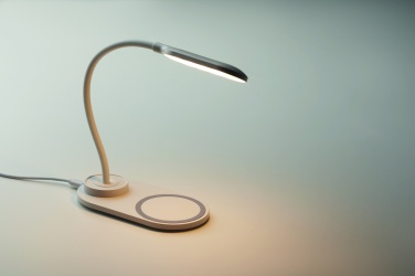 Logo trade promotional gifts picture of: Desktop light and charger 10W