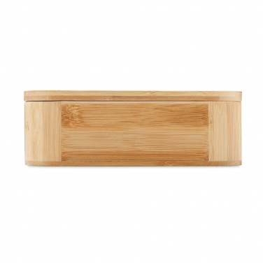 Logo trade promotional merchandise image of: Bamboo lunch box 1000ml LADEN LARGE