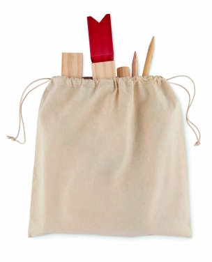 Logo trade advertising products image of: Pinewood outdoor throwing game