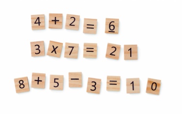 Logotrade corporate gifts photo of: Wood educational counting game