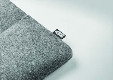 Logo trade advertising products image of: RPET felt zipped laptop bag