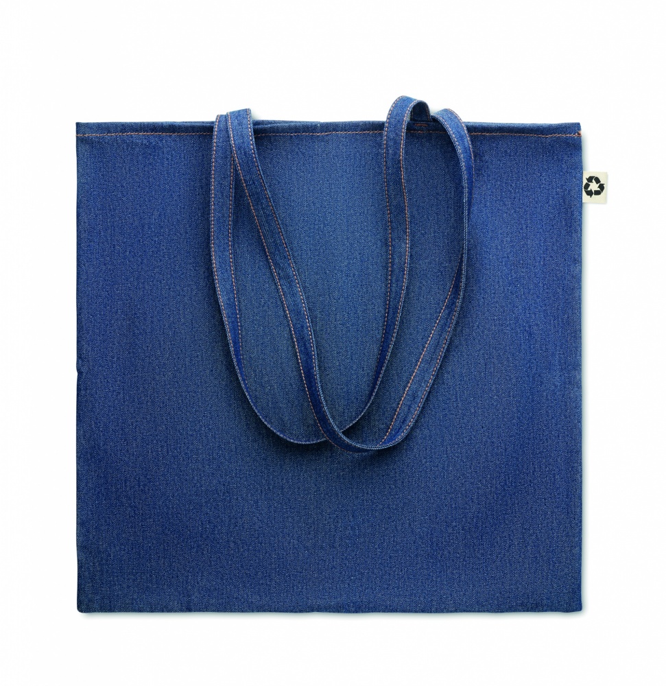 Logo trade promotional items image of: Recycled denim shopping bag