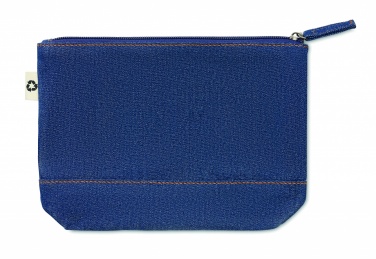 Logotrade business gift image of: Recycled denim cosmetic pouch