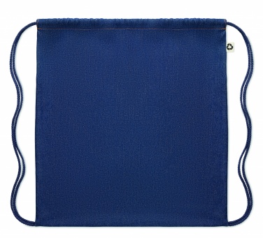 Logo trade promotional products picture of: Recycled denim drawstring bag