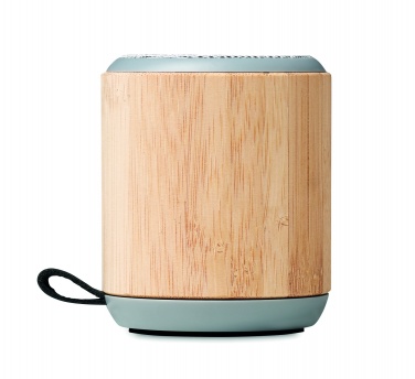 Logo trade promotional gifts image of: 5.3 wireless bamboo speaker