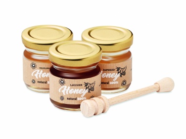 Logotrade promotional products photo of: Set of 3 wildflower honey
