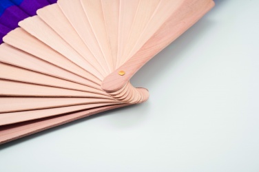 Logotrade promotional giveaway picture of: Rainbow wooden hand fan