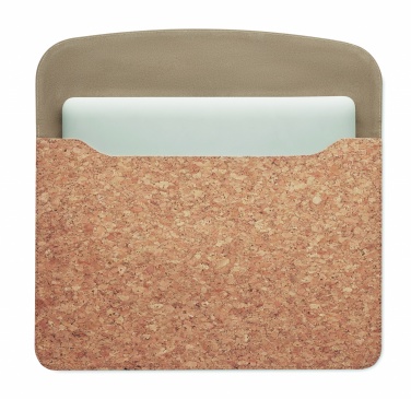 Logo trade promotional items image of: Cork laptop bag magnetic flap
