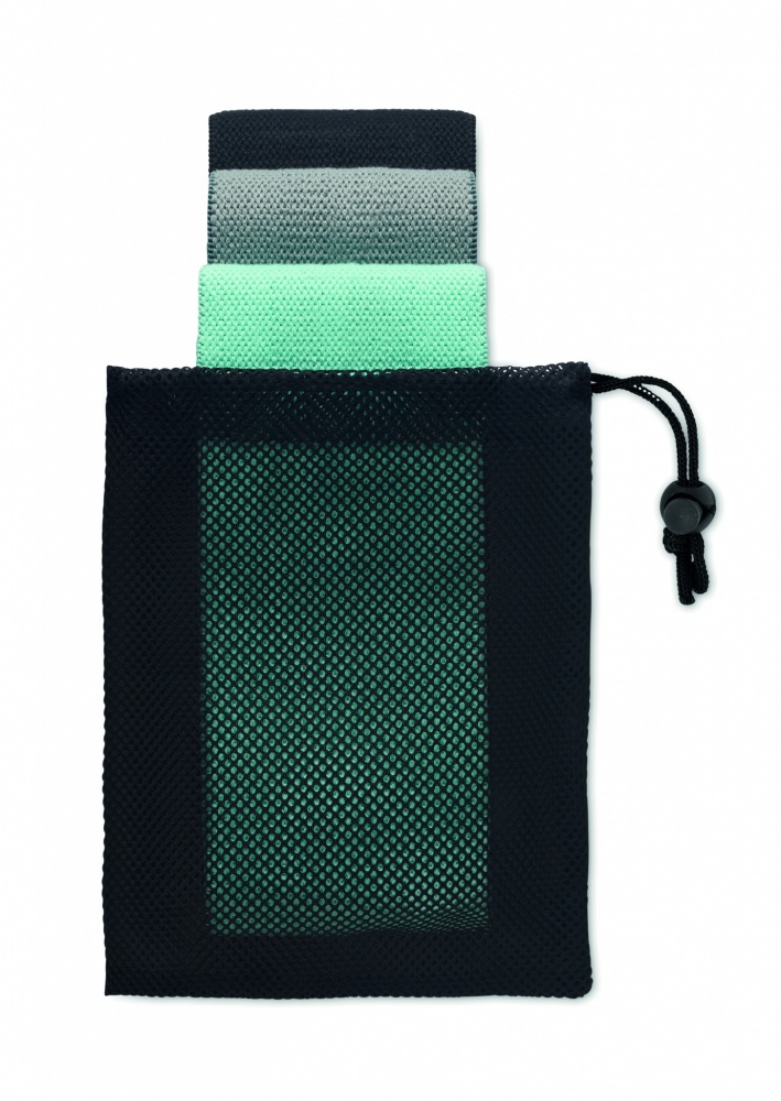 Logotrade promotional merchandise picture of: Set of 3 fitness bands in pouch