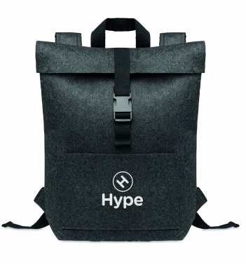 Logotrade promotional item image of: RPET felt backpack