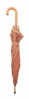 Logo trade promotional giveaways picture of: 25 inch cork umbrella