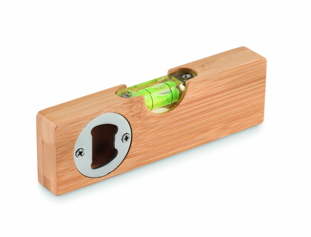 Logo trade business gift photo of: Spirit level and bottle opener
