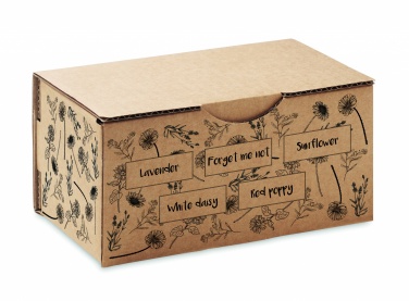 Logo trade promotional giveaways image of: Flowers growing kit