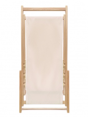 Logo trade corporate gift photo of: Beach chair in wood