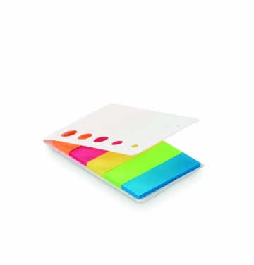Logotrade promotional item picture of: Seed paper page markers pad