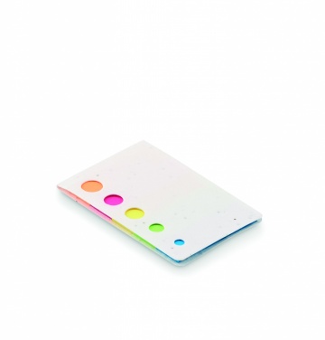 Logo trade promotional merchandise photo of: Seed paper page markers pad