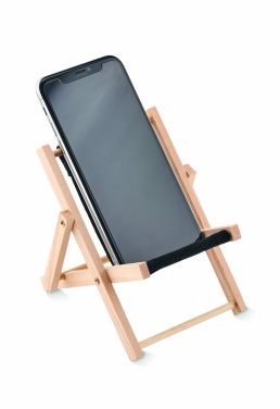 Logo trade promotional merchandise picture of: Deckchair-shaped phone stand