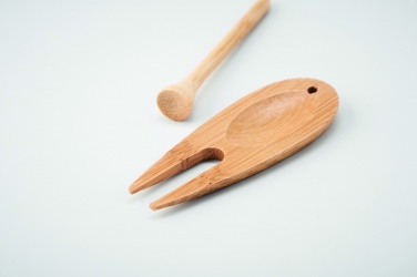 Logo trade promotional gift photo of: Bamboo golf divot tool