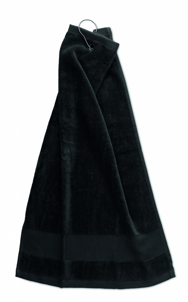 Logo trade corporate gifts picture of: Cotton golf towel with hanger