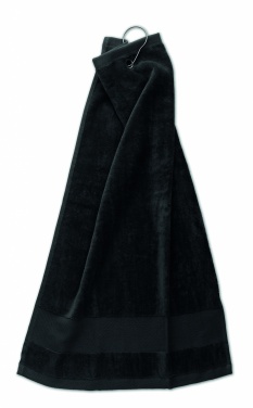 Logo trade promotional product photo of: Cotton golf towel with hanger