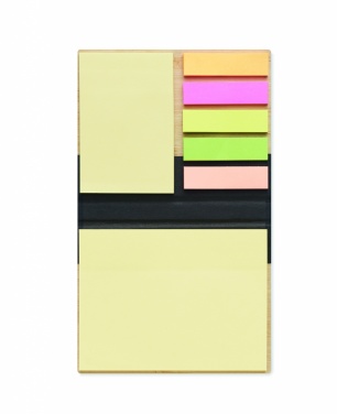 Logotrade corporate gift image of: Bamboo sticky note memo pad