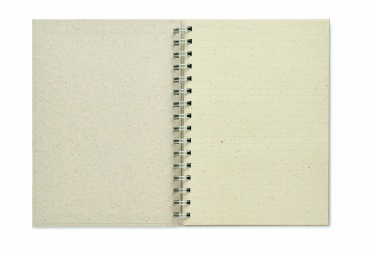 Logotrade promotional giveaway image of: A5 grass notebook 80 lined