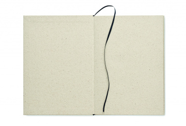 Logo trade promotional products image of: A5 grass notebook 80 lined