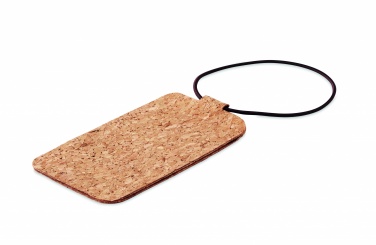 Logo trade promotional merchandise photo of: Cork luggage tag