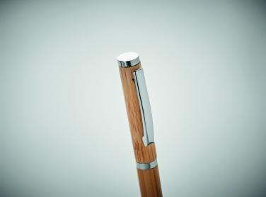 Logo trade promotional gifts picture of: Bamboo gel pen