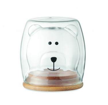 Logo trade promotional giveaway photo of: Double wall borosilicate mug