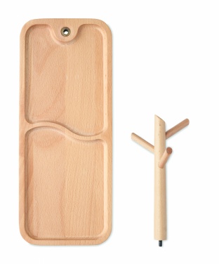 Logo trade corporate gifts image of: Wooden organizer tray