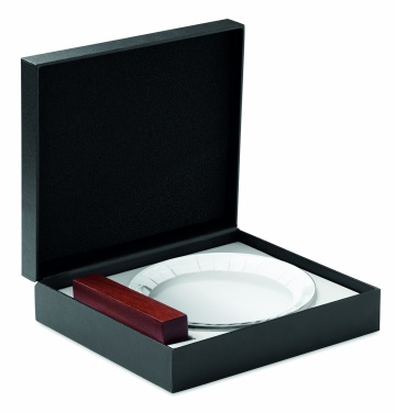 Logo trade promotional giveaways image of: Round award plaque