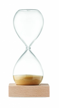 Logo trade promotional items image of: 5 minute sand hourglass