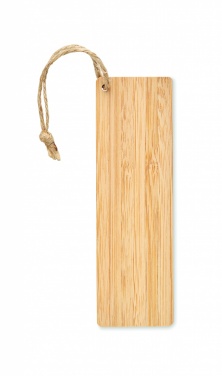 Logo trade promotional item photo of: Bamboo bookmark
