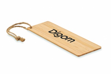 Logo trade promotional gift photo of: Bamboo bookmark