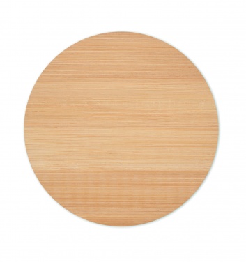 Logotrade promotional product picture of: Bamboo round coaster