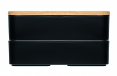 Logo trade advertising products picture of: Lunch box in PP and bamboo lid