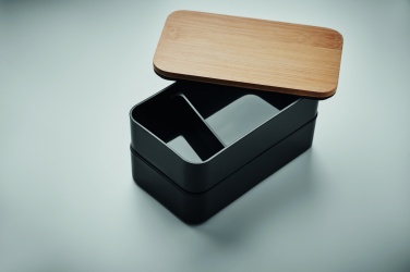 Logo trade promotional merchandise picture of: Lunch box in PP and bamboo lid