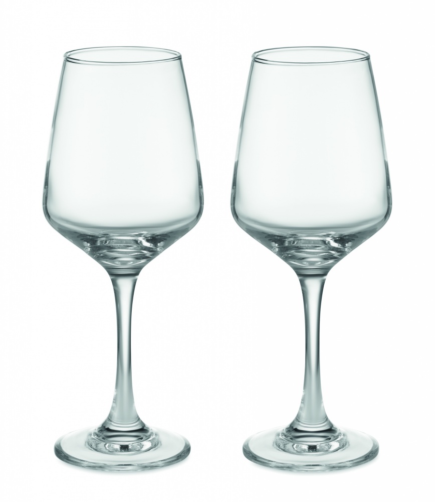 Logotrade promotional merchandise image of: Set of 2 wine glasses