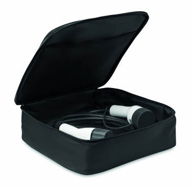 Logo trade promotional products picture of: 600D RPET cable car bag