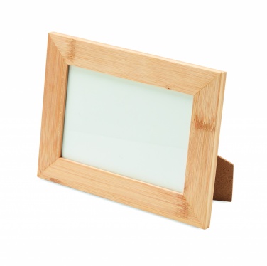Logo trade corporate gifts picture of: Bamboo photo frame
