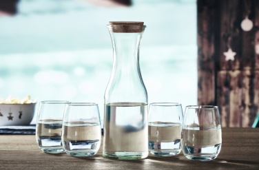 Logo trade promotional products picture of: Recycled glass carafe 1L