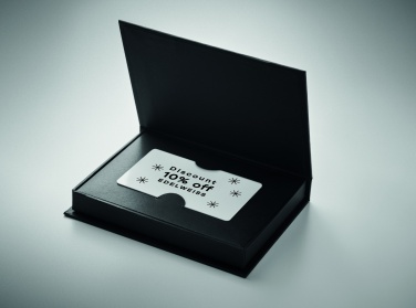 Logo trade promotional giveaways image of: Gift card box
