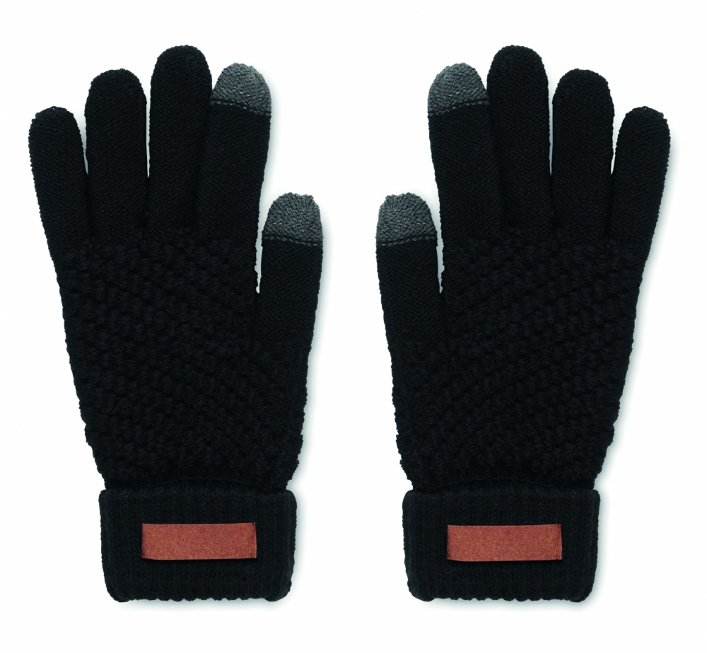 Logotrade promotional giveaway picture of: Rpet tactile gloves