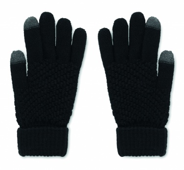 Logotrade promotional product picture of: Rpet tactile gloves